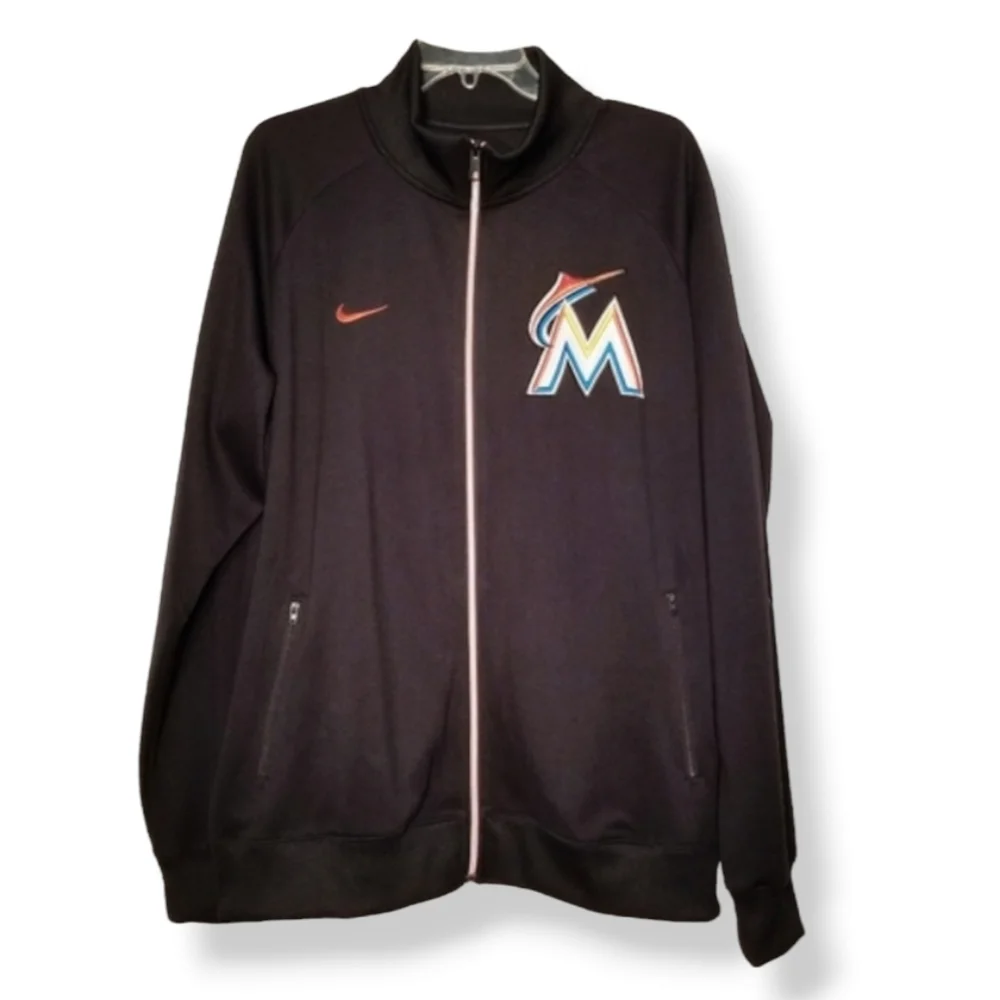 Florida Marlins Nike Full Zip Jacket Size Men's XL